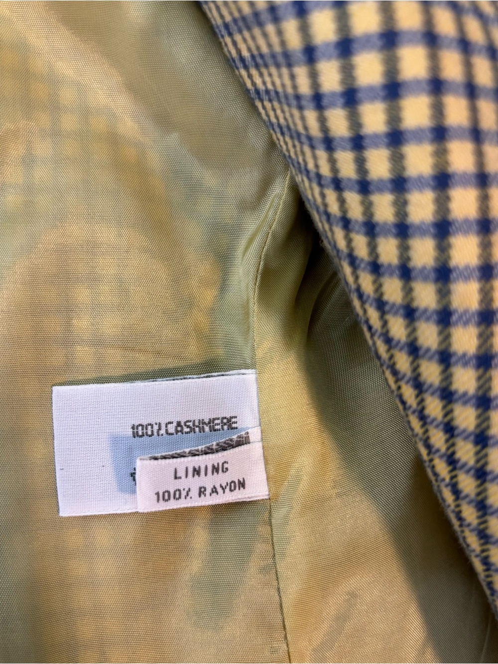 Vintage Barneys NY Cashmere Single Breasted Blazer - Picture 4 of 5